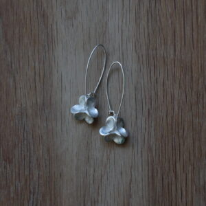 Finger Print Pods Triplet Earrings large