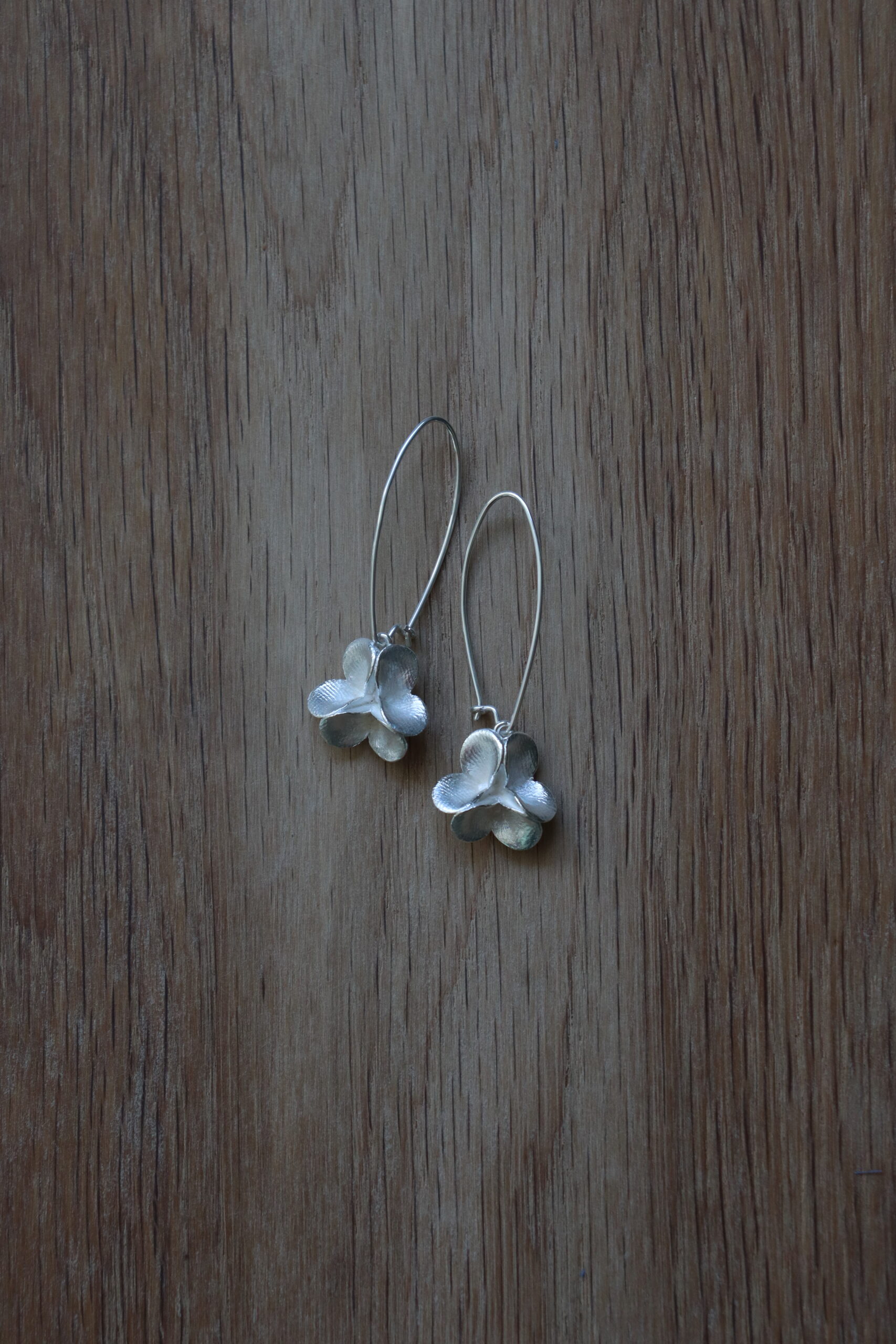 Finger Print Pods Triplet Earrings large